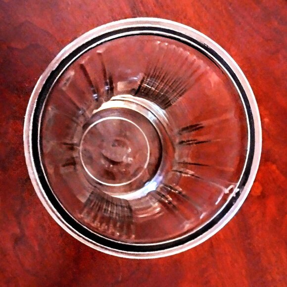 HOOSIER GLASS ~ Vintage 9.5" Ribbed & Inverted Arch Clear Vase (13A) 4087-B VGC! - Picture 6 of 7